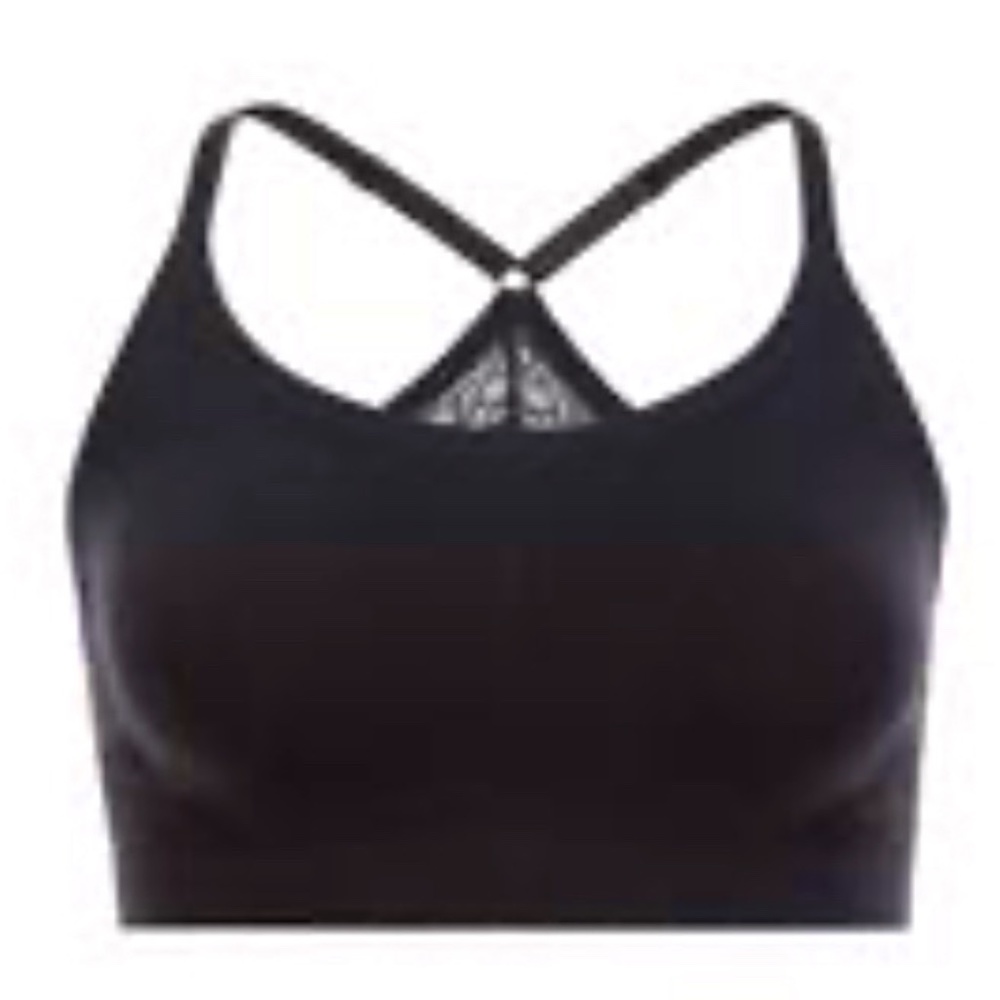 Torrid Black Razorback Lace Bra No wire Size Torrid 2 US Size 2x